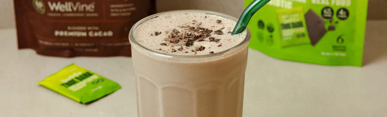 Gut-Balancing Chocolate Oat Protein Smoothie