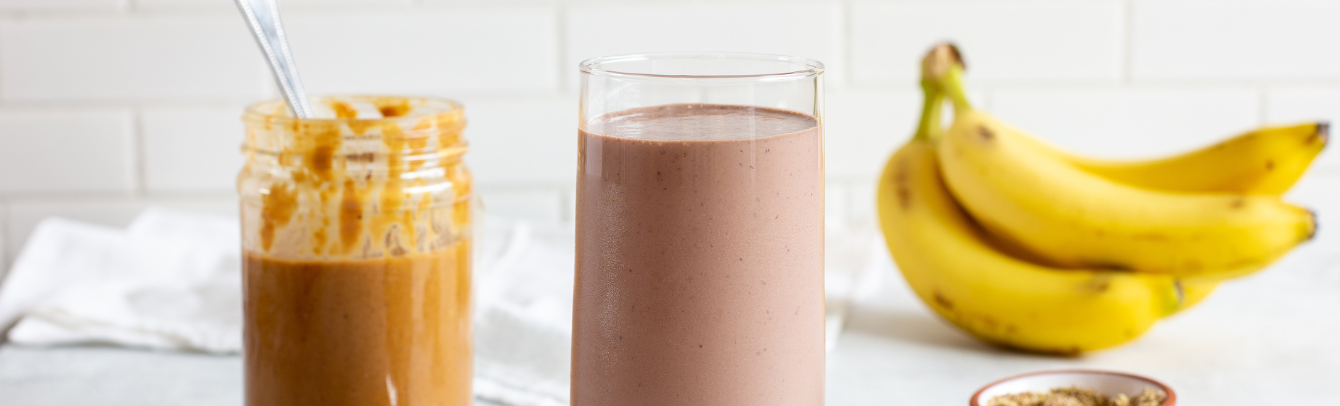 Satisfy Your Cravings with a Chocolate Peanut Butter Smoothie