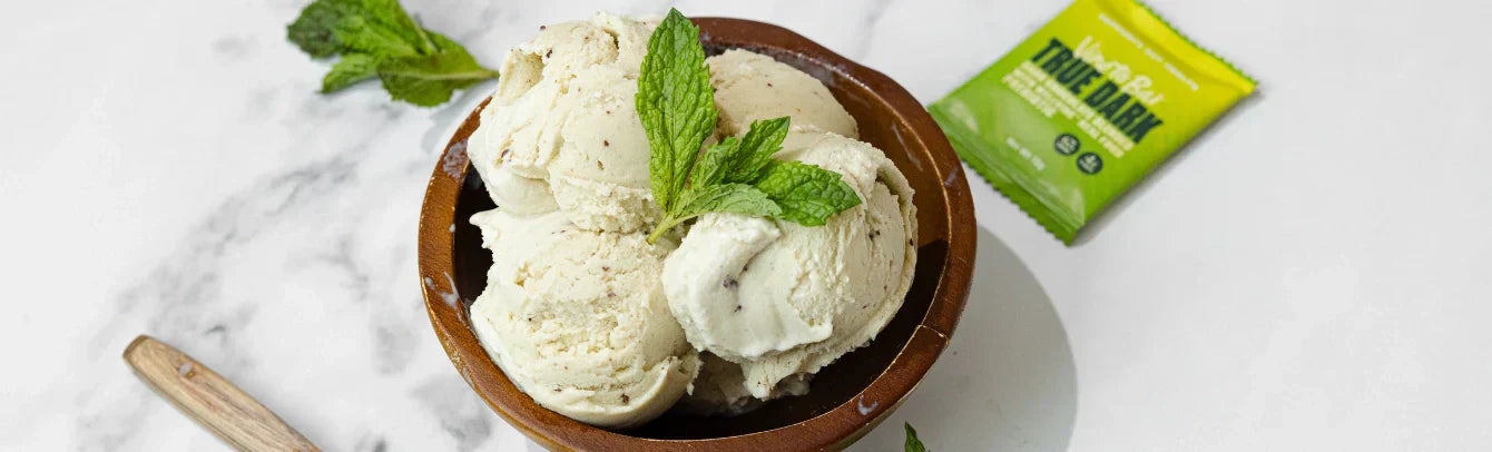 High-Protein Mint Chocolate Chip Ice Cream