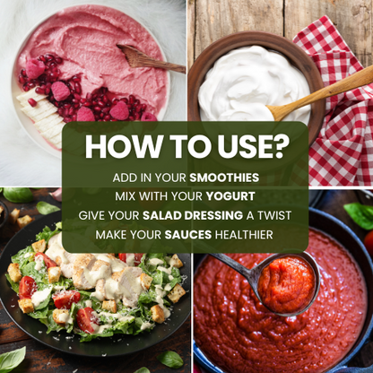 How to use WellVine prebiotic: add to smoothies, salad dressings, yogurt, sauces